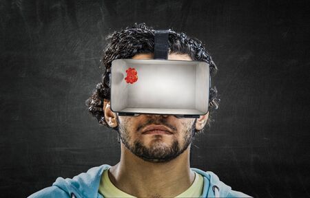 Virtual reality experience and technologies of the future. Mixed media