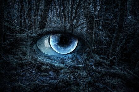 Abstract high tech eye conceptの写真素材