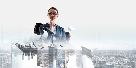 Business people at their workの写真素材