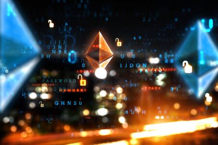 The essense of crypto currencyの写真素材