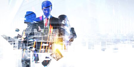Business people at their workの写真素材
