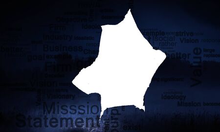 Effect of torn paper holeの写真素材