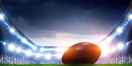 American football arena. Mixed mediaの写真素材