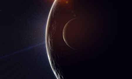 The Earth from space showing all the beauty.