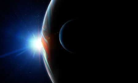 Beauty of galaxy . Mixed mediaの写真素材
