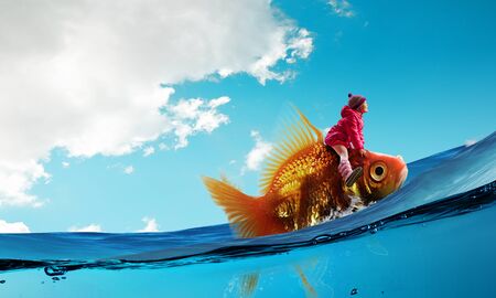 Make my wishes . Mixed mediaの写真素材