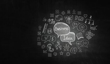 Great idea for business . Mixed mediaの写真素材
