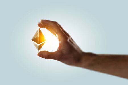 Crypto currency conceptの写真素材