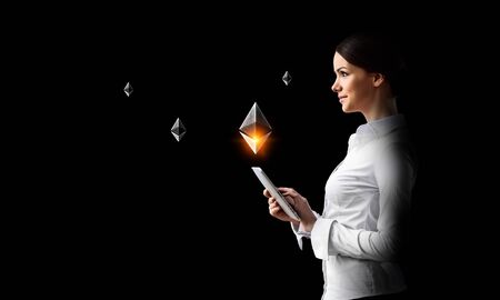 Crypto currency market.の写真素材