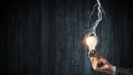 Concept of new ideas and innovationの写真素材