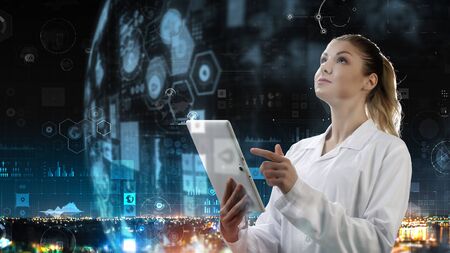 Innovative technologies in science and medicine . Mixed mediaの写真素材