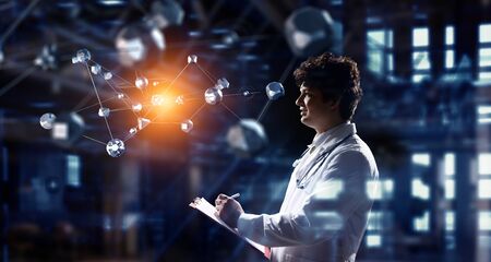 Innovative technologies in science and medicine. Mixed mediaの写真素材