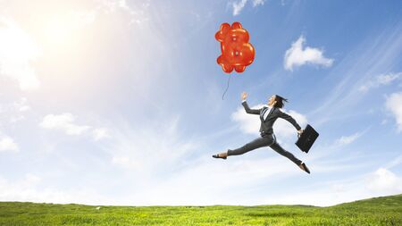 Crypto currency market. Mixed mediaの写真素材