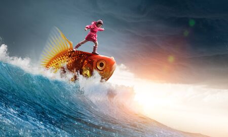 Make my wishes . Mixed mediaの写真素材