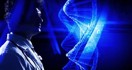 Innovative technologies in science and medicine. Mixed mediaの写真素材