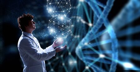 Innovative technologies in science and medicine. Mixed mediaの写真素材