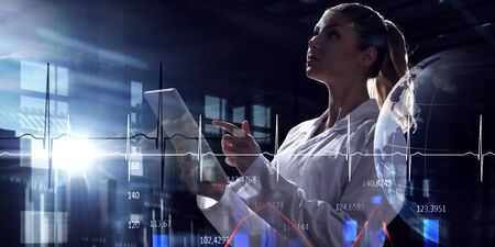Innovative technologies in science and medicine . Mixed mediaの写真素材