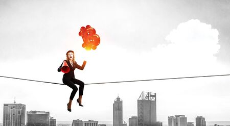 Crypto currency market. Mixed mediaの写真素材