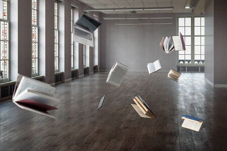 Business education concept . Mixed media