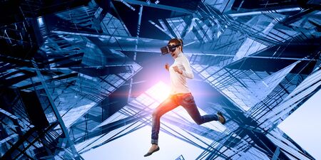 Future of virtual technology. Mixed media