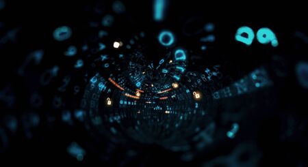 Background image with computer security and danger concept