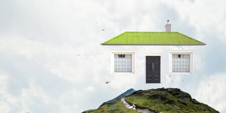 Real estate concept . Mixed mediaの写真素材