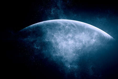 Image of outer space. . Mixed media