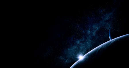 Image of outer space. . Mixed mediaの写真素材