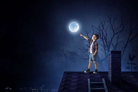 Spooky halloween image . Mixed mediaの写真素材