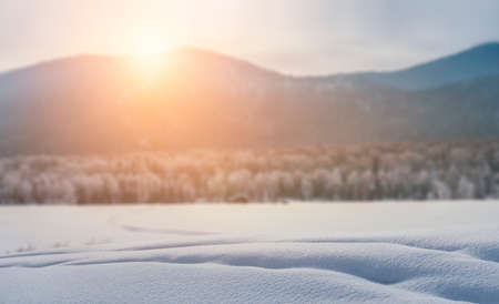 Winter landscape image . Mixed mediaの写真素材