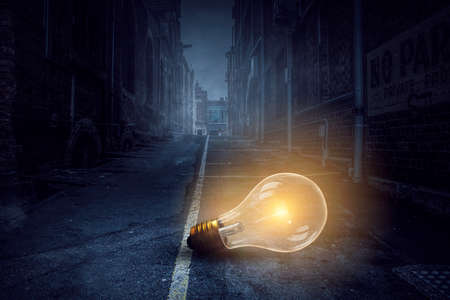Light bulb image as symbol of innovationの写真素材