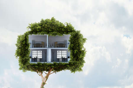 Real estate and ecology conceptの写真素材