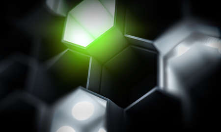 Innovative technologies image . Mixed mediaの写真素材