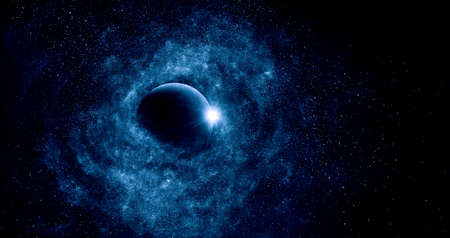 Image of outer space. . Mixed mediaの写真素材