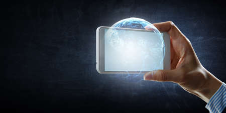 Innovation and creativity concept . Mixed mediaの写真素材