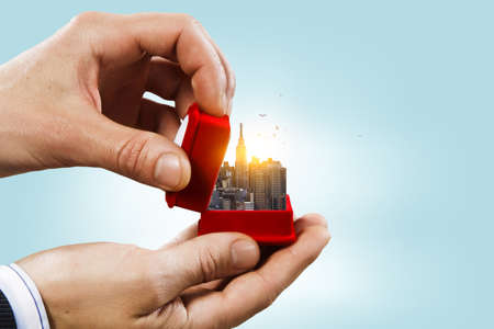 Real estate and construction industry concept