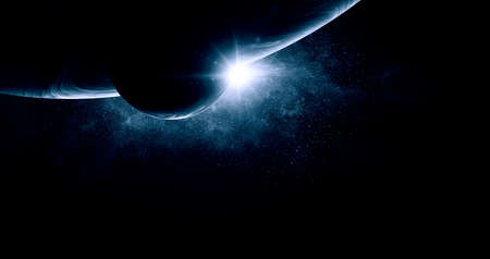 Image of outer space. . Mixed mediaの写真素材