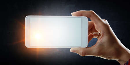 Innovation and creativity concept . Mixed mediaの写真素材