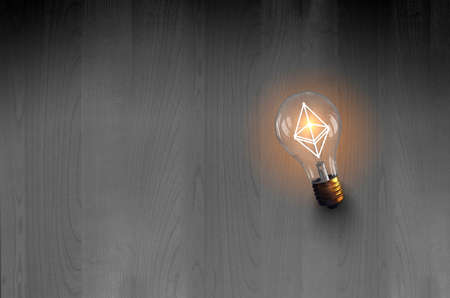 Light bulb as symbol of creativityの写真素材