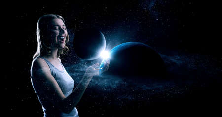 The universe within . Mixed mediaの写真素材