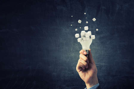 Light bulb image as symbol of innovation