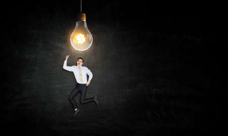 Light bulb as symbol of creativityの写真素材