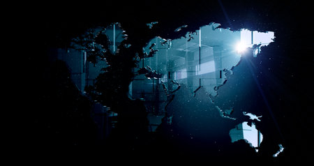 Global technologies concept.
