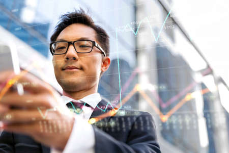 Technology is a part of my life mixed mediaの写真素材