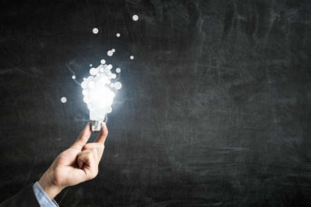 Light bulb image as symbol of innovation