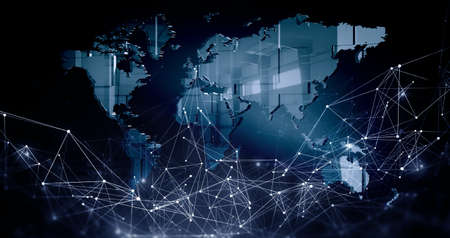 Global technologies concept.