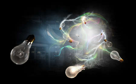 Light bulb image as symbol of innovation
