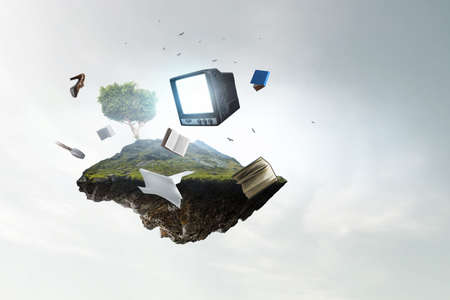 Cloud computing concept as a technology symbol of an internetの写真素材