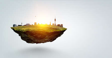 Real estate concept . Mixed mediaの写真素材
