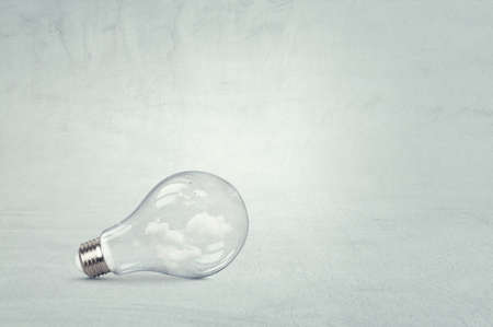 Light bulb image as symbol of innovationの写真素材
